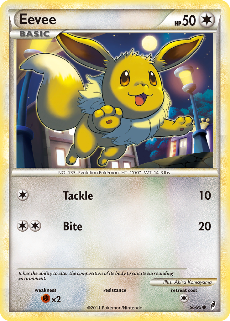 Eevee (56/95) [HeartGold & SoulSilver: Call of Legends] | Eastridge Sports Cards & Games