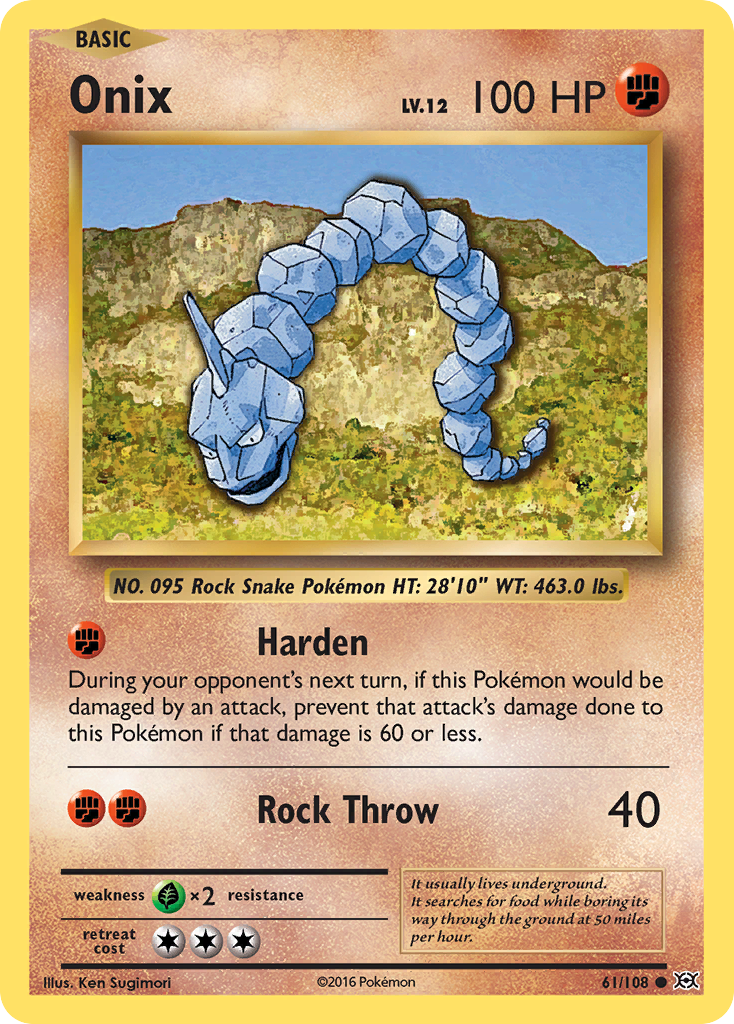 Onix (61/108) [XY: Evolutions] | Eastridge Sports Cards & Games
