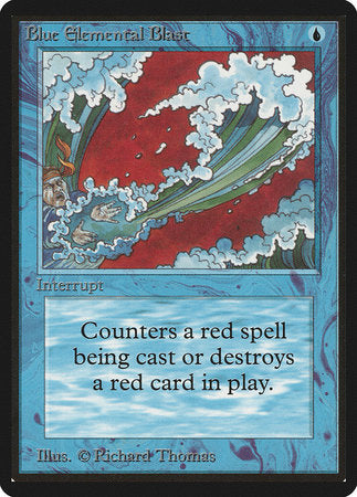 Blue Elemental Blast [Limited Edition Beta] | Eastridge Sports Cards & Games
