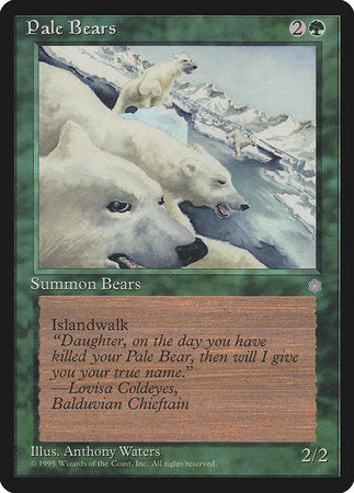 Pale Bears [Ice Age] | Eastridge Sports Cards & Games