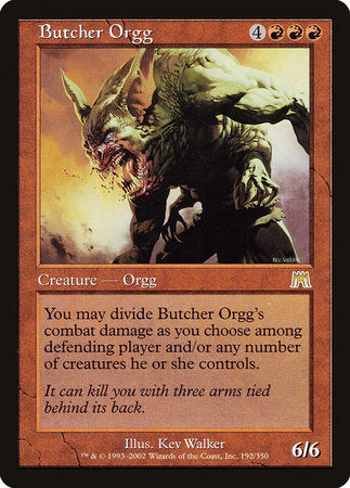 Butcher Orgg [Onslaught] | Eastridge Sports Cards & Games