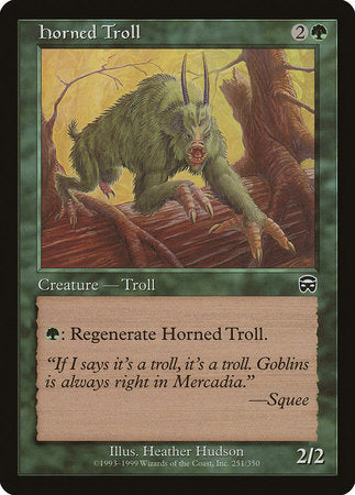 Horned Troll [Mercadian Masques] | Eastridge Sports Cards & Games