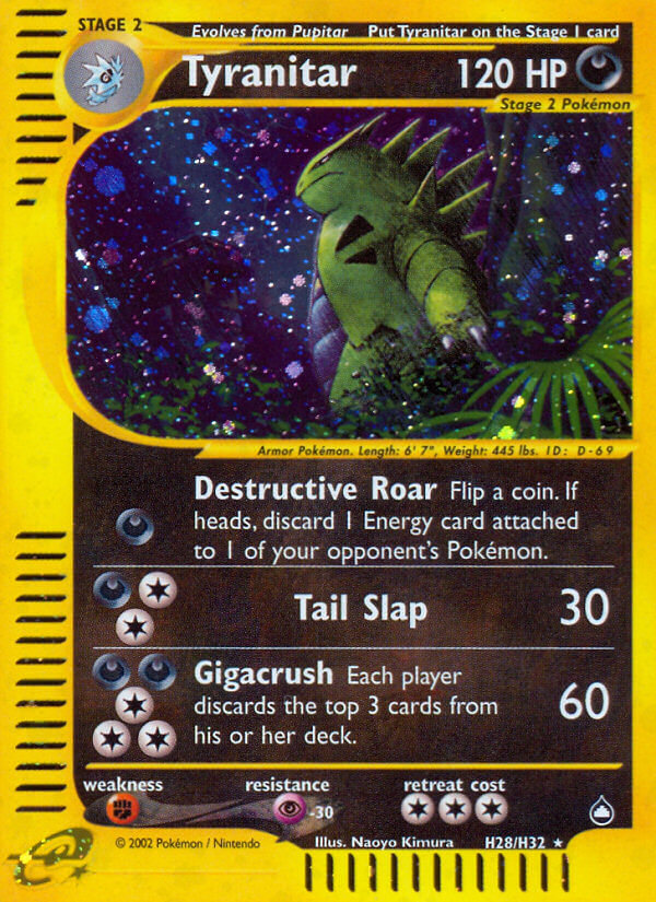 Tyranitar (H28/H32) [Aquapolis] | Eastridge Sports Cards & Games