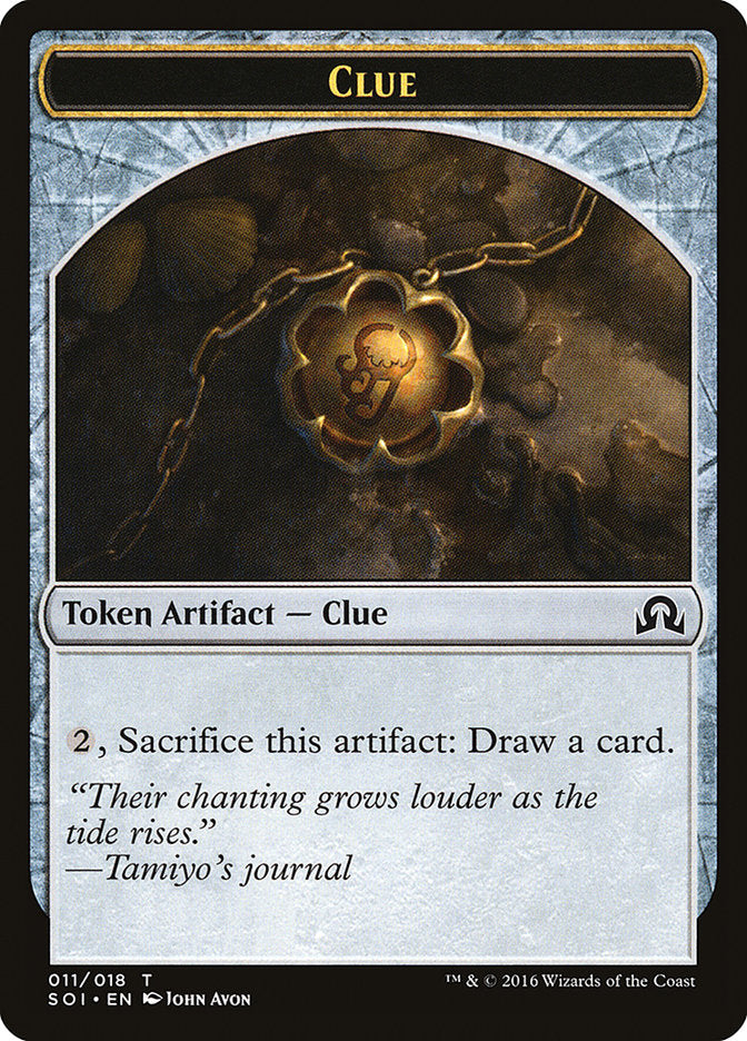 Clue (011/018) [Shadows over Innistrad Tokens] | Eastridge Sports Cards & Games