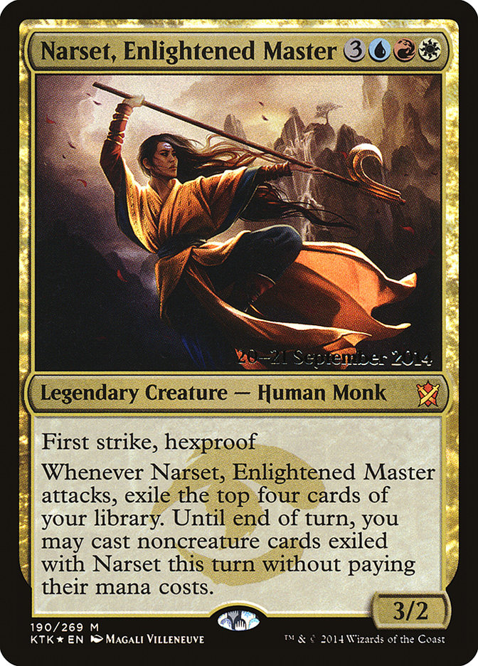 Narset, Enlightened Master  [Khans of Tarkir Prerelease Promos] | Eastridge Sports Cards & Games
