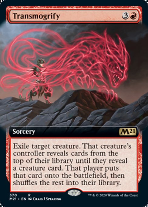 Transmogrify (Extended Art) [Core Set 2021] | Eastridge Sports Cards & Games