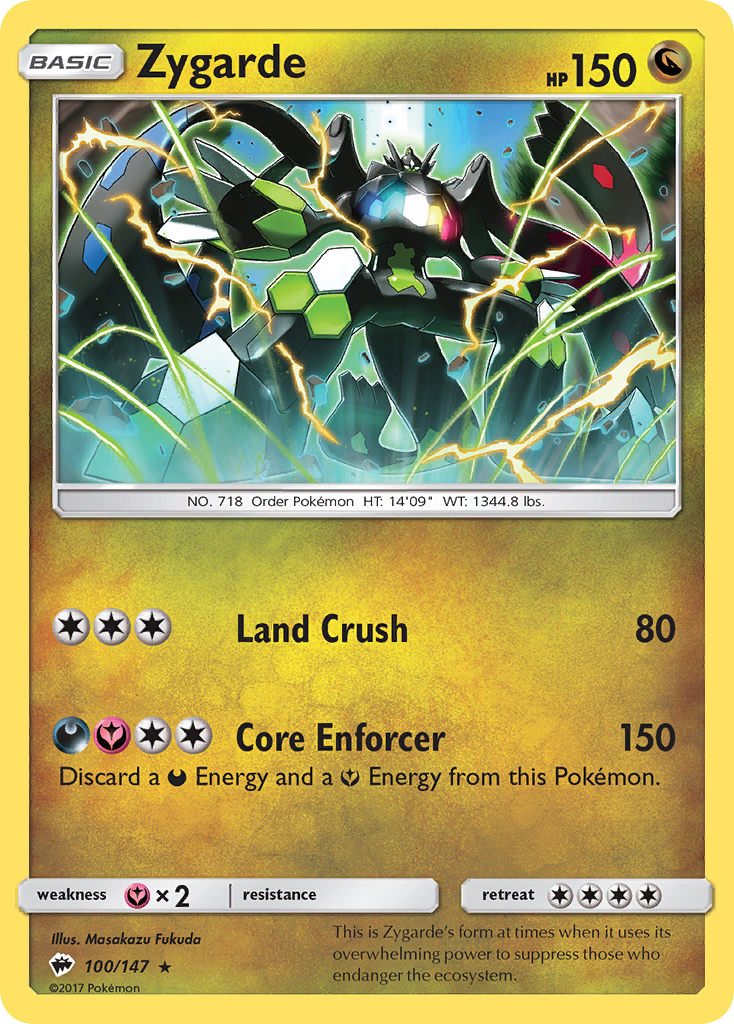 Zygarde (100/147) [Sun & Moon: Burning Shadows] | Eastridge Sports Cards & Games