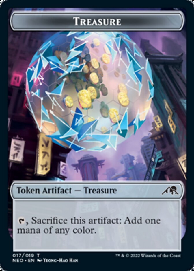 Treasure Token [Kamigawa: Neon Dynasty Tokens] | Eastridge Sports Cards & Games