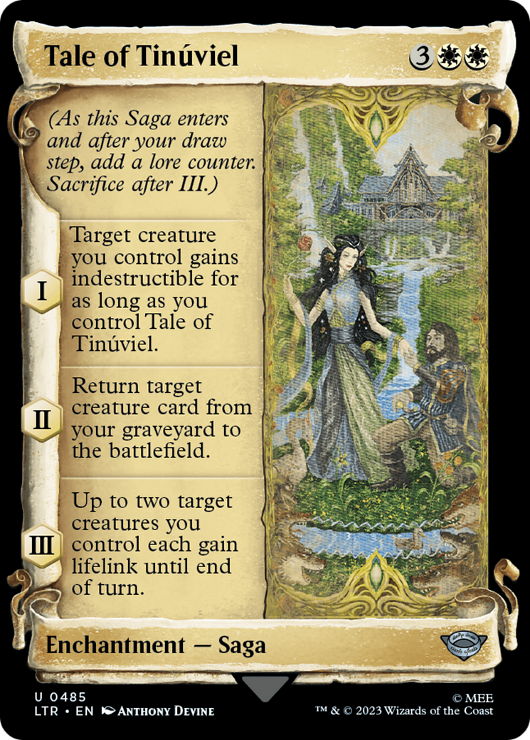 Tale of Tinuviel [The Lord of the Rings: Tales of Middle-Earth Showcase Scrolls] | Eastridge Sports Cards & Games