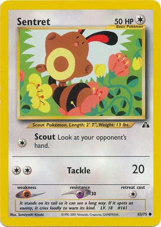 Sentret (63/75) [Neo Discovery Unlimited] | Eastridge Sports Cards & Games