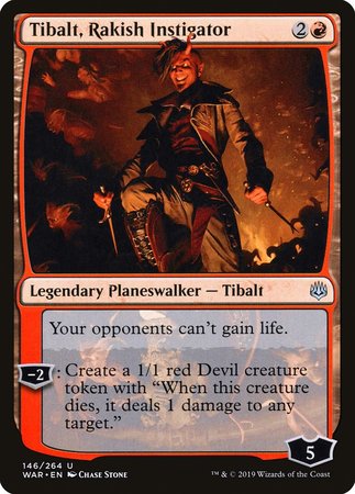 Tibalt, Rakish Instigator [War of the Spark] | Eastridge Sports Cards & Games