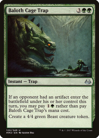 Baloth Cage Trap [Modern Masters 2017] | Eastridge Sports Cards & Games