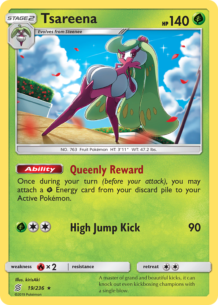 Tsareena (19/236) [Sun & Moon: Unified Minds] | Eastridge Sports Cards & Games