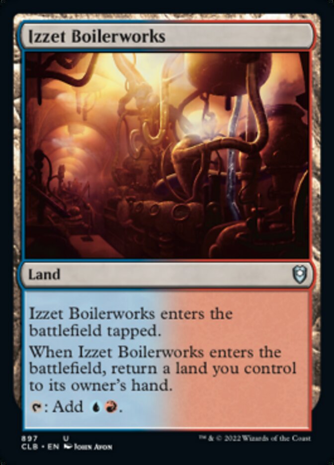 Izzet Boilerworks [Commander Legends: Battle for Baldur's Gate] | Eastridge Sports Cards & Games