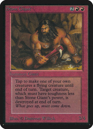 Stone Giant [Limited Edition Alpha] | Eastridge Sports Cards & Games
