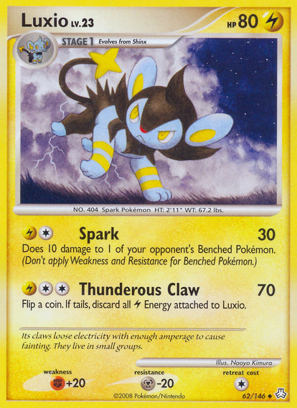 Luxio (62/146) [Diamond & Pearl: Legends Awakened] | Eastridge Sports Cards & Games