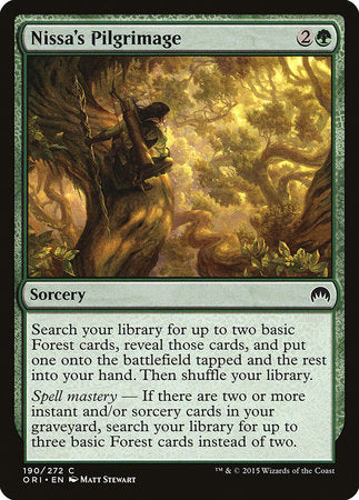 Nissa's Pilgrimage [Magic Origins] | Eastridge Sports Cards & Games