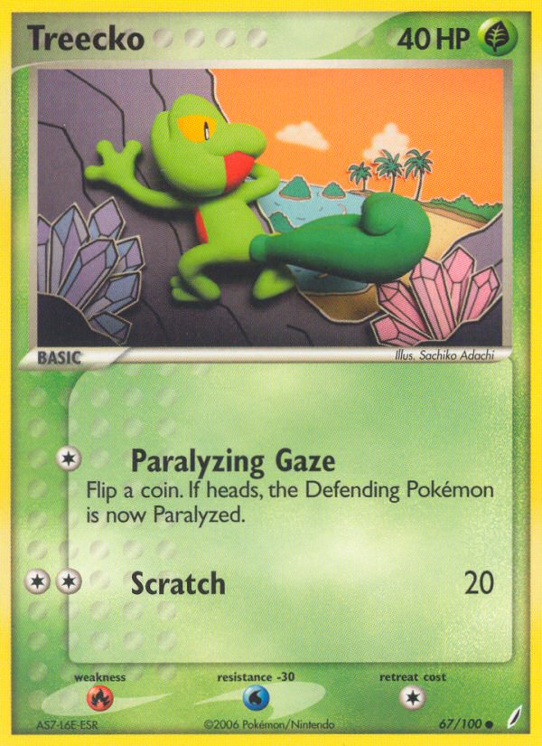 Treecko (67/100) [EX: Crystal Guardians] | Eastridge Sports Cards & Games