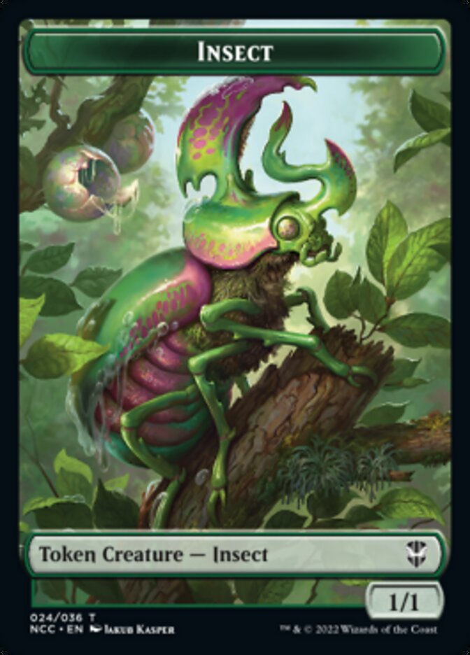 Ogre // Insect Double-sided Token [Streets of New Capenna Commander Tokens] | Eastridge Sports Cards & Games