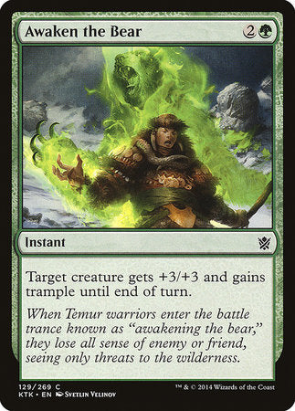 Awaken the Bear [Khans of Tarkir] | Eastridge Sports Cards & Games