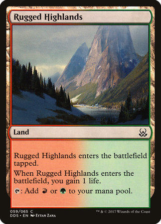 Rugged Highlands [Duel Decks: Mind vs. Might] | Eastridge Sports Cards & Games