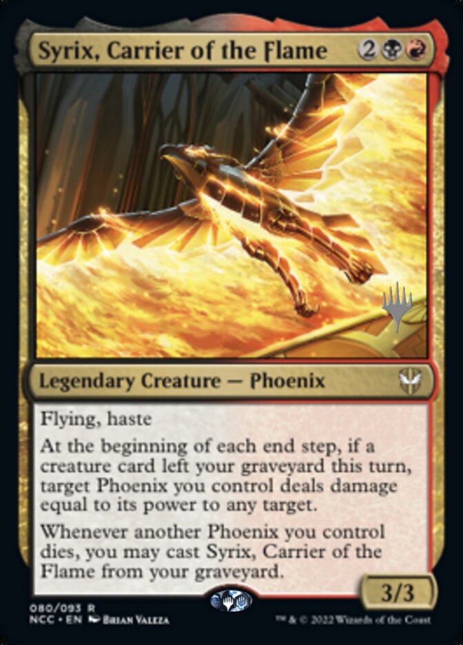 Syrix, Carrier of the Flame (Promo Pack) [Streets of New Capenna Commander Promos] | Eastridge Sports Cards & Games