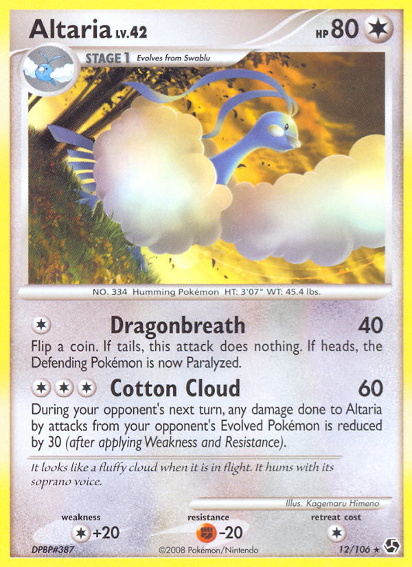 Altaria (12/106) [Diamond & Pearl: Great Encounters] | Eastridge Sports Cards & Games