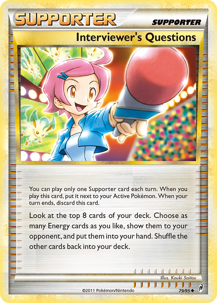 Interviewer's Questions (79/95) [HeartGold & SoulSilver: Call of Legends] | Eastridge Sports Cards & Games