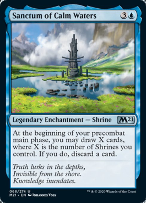 Sanctum of Calm Waters [Core Set 2021] | Eastridge Sports Cards & Games