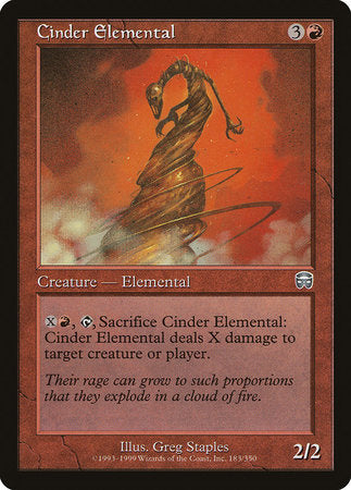 Cinder Elemental [Mercadian Masques] | Eastridge Sports Cards & Games