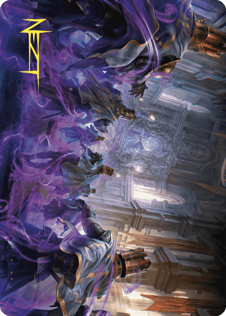 Eerie Interference Art Card (Gold-Stamped Signature) [Wilds of Eldraine Art Series] | Eastridge Sports Cards & Games