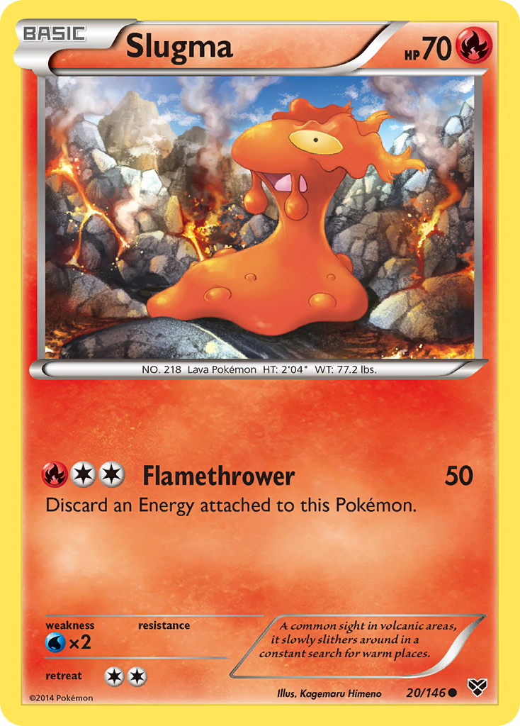 Slugma (20/146) [XY: Base Set] | Eastridge Sports Cards & Games