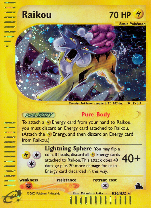 Raikou (H26/H32) [Skyridge] | Eastridge Sports Cards & Games