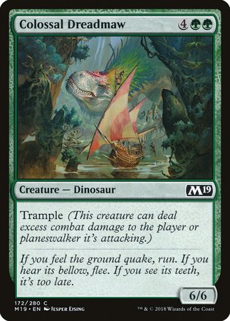 Colossal Dreadmaw [Core Set 2019] | Eastridge Sports Cards & Games