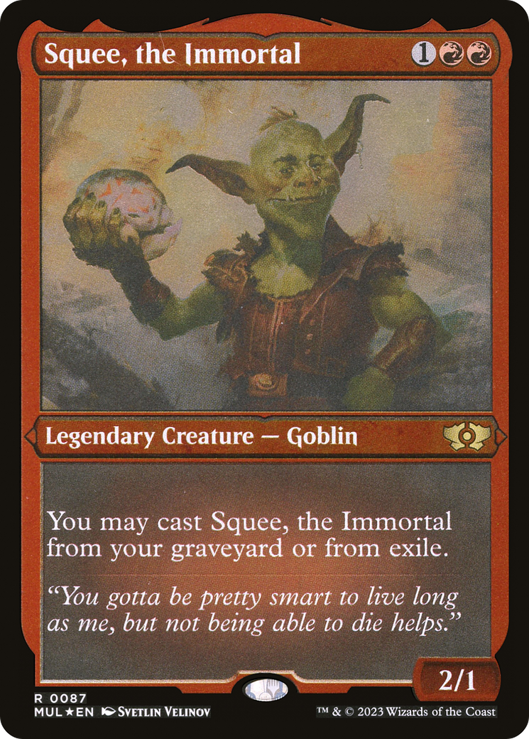 Squee, the Immortal (Foil Etched) [Multiverse Legends] | Eastridge Sports Cards & Games