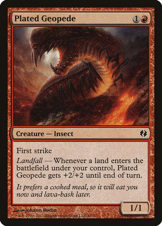 Plated Geopede [Duel Decks: Venser vs. Koth] | Eastridge Sports Cards & Games