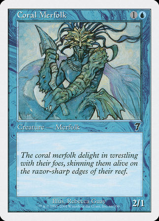 Coral Merfolk [Seventh Edition] | Eastridge Sports Cards & Games