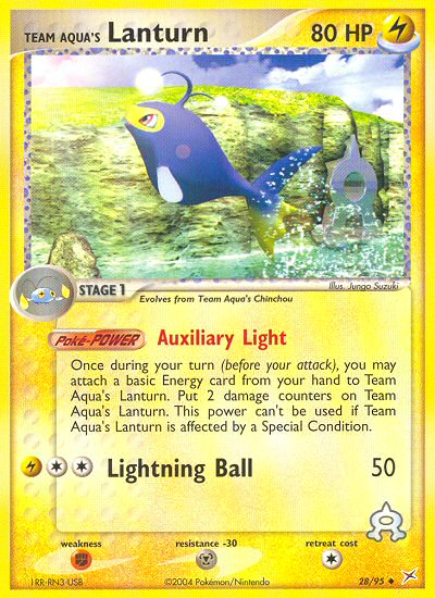 Team Aqua's Lanturn (28/95) [EX: Team Magma vs Team Aqua] | Eastridge Sports Cards & Games