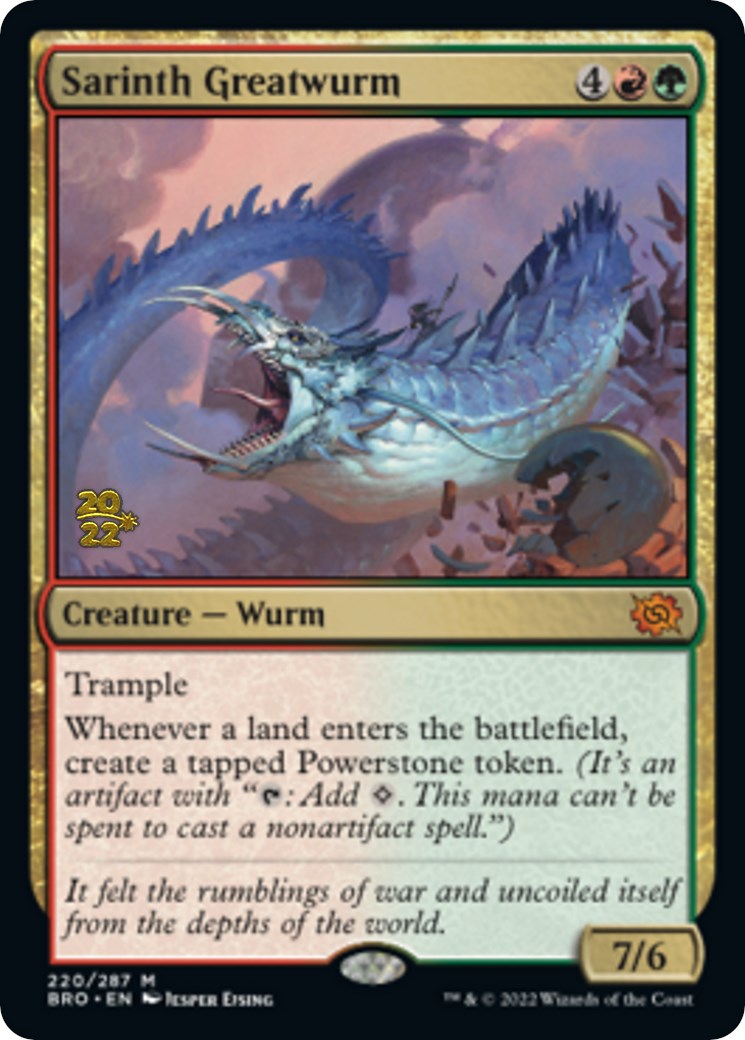 Sarinth Greatwurm [The Brothers' War: Prerelease Promos] | Eastridge Sports Cards & Games