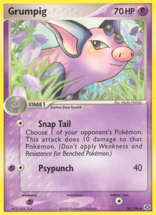 Grumpig (30/106) [EX: Emerald] | Eastridge Sports Cards & Games