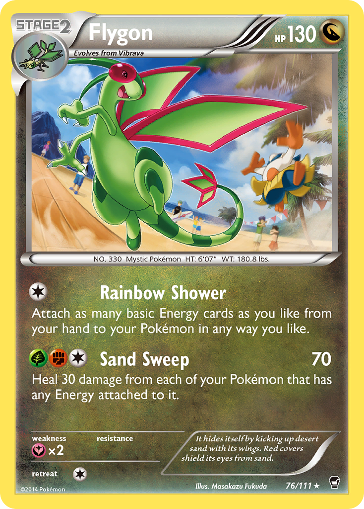 Flygon (76/111) [XY: Furious Fists] | Eastridge Sports Cards & Games
