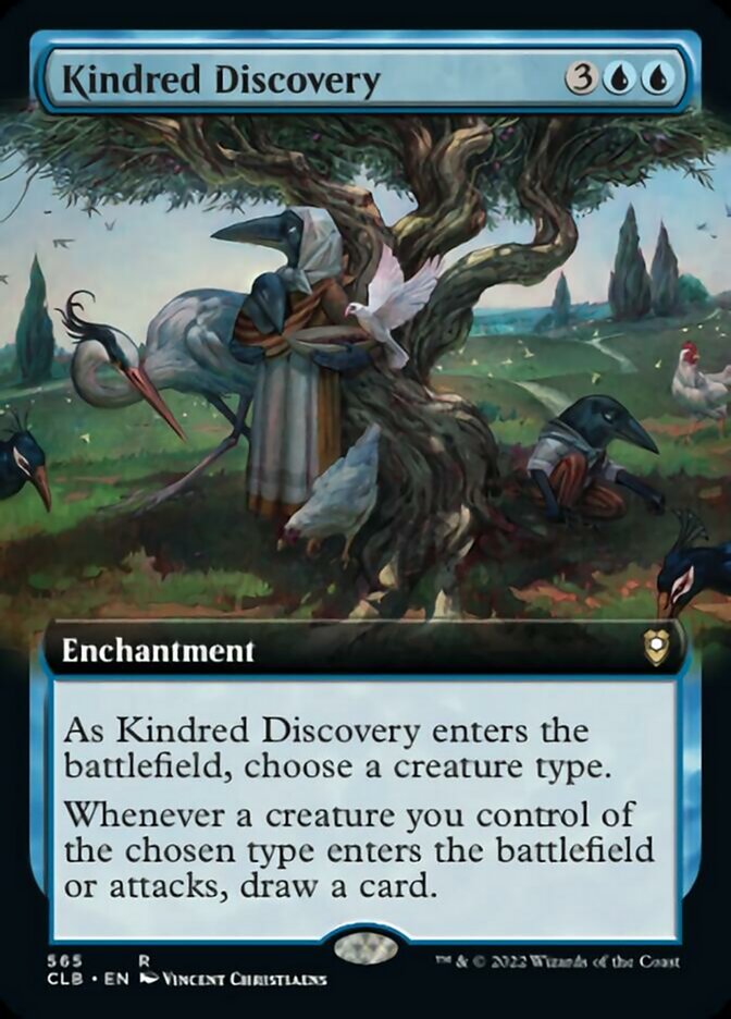 Kindred Discovery (Extended Art) [Commander Legends: Battle for Baldur's Gate] | Eastridge Sports Cards & Games