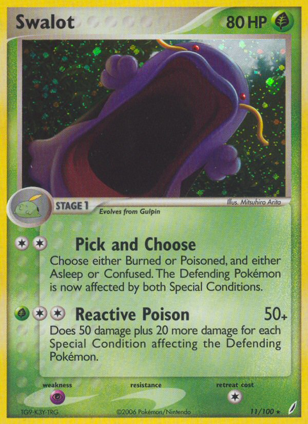 Swalot (11/100) [EX: Crystal Guardians] | Eastridge Sports Cards & Games