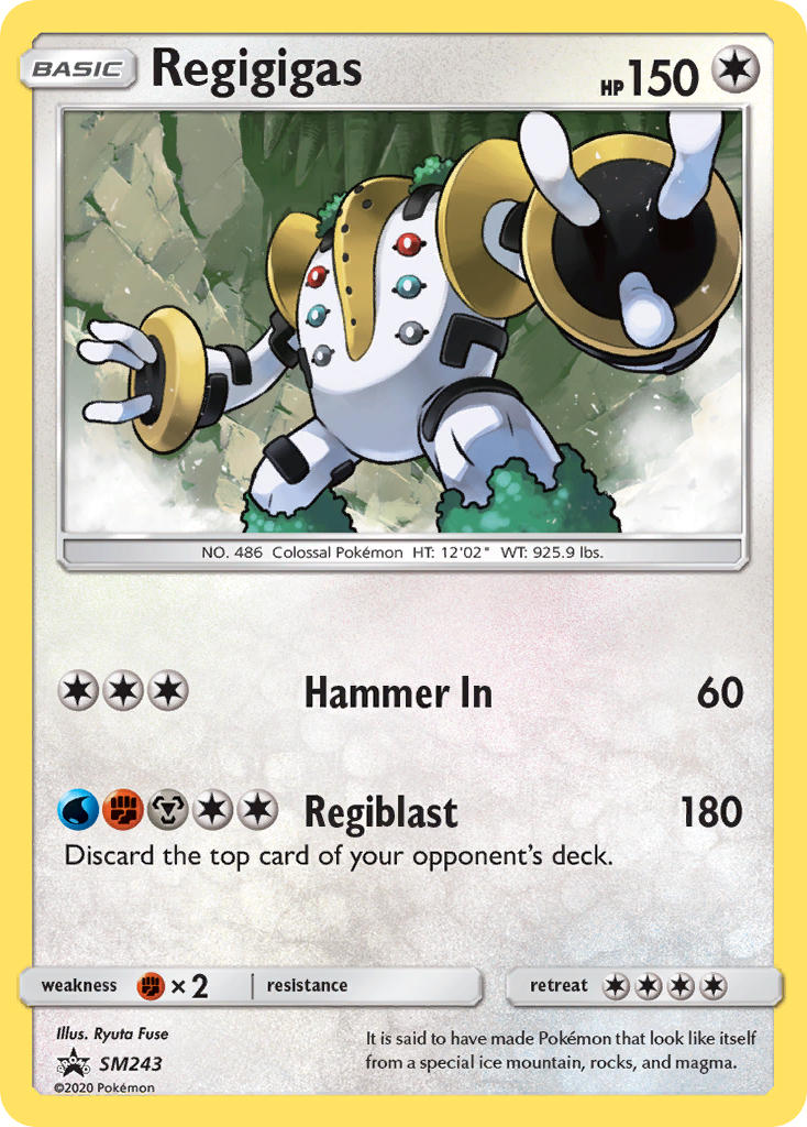 Regigigas (SM243) [Sun & Moon: Black Star Promos] | Eastridge Sports Cards & Games