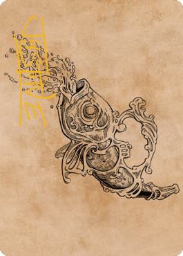 Decanter of Endless Water Art Card (Gold-Stamped Signature) [Commander Legends: Battle for Baldur's Gate Art Series] | Eastridge Sports Cards & Games
