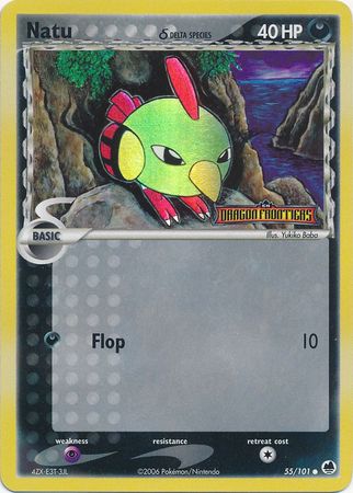 Natu (55/101) (Delta Species) (Stamped) [EX: Dragon Frontiers] | Eastridge Sports Cards & Games