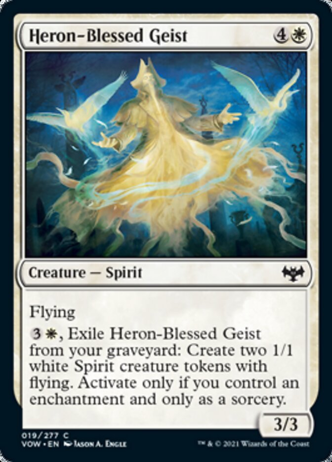 Heron-Blessed Geist [Innistrad: Crimson Vow] | Eastridge Sports Cards & Games
