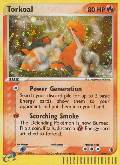 Torkoal (12/97) [EX: Dragon] | Eastridge Sports Cards & Games