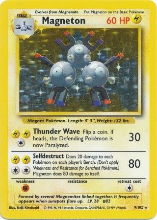 Magneton (9/102) [Base Set Unlimited] | Eastridge Sports Cards & Games