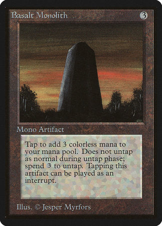 Basalt Monolith [Limited Edition Beta] | Eastridge Sports Cards & Games